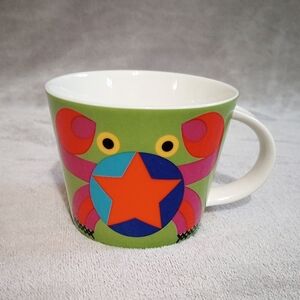 French Bull Bone China Cancer  Zodiac Sign Mug Cup